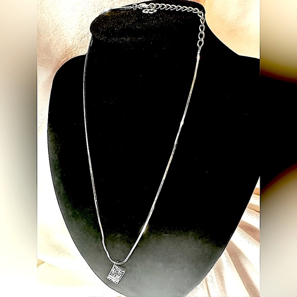 Dior Trotter 2 Necklace Navy Enamel Pendant Galliano Y2K Silver Rare Authentic - Picture 4 of 10